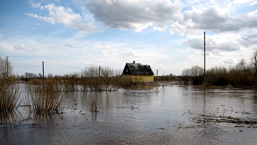 Наводнение в Латвии потихоньку останавливается