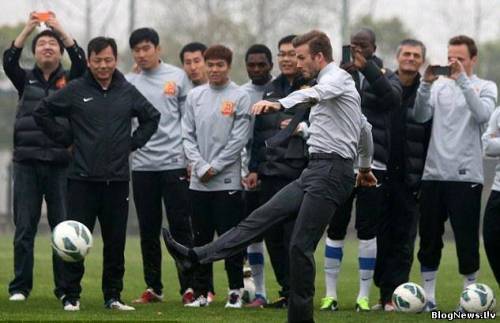 Дэвид Бэкхем поддержит имидж футбола в Китае