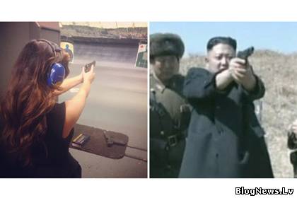 Сравнение между Ким Чен Ына и Ким Кардашьян