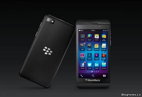 Blackberry и их телефон с сенсорным экраном