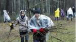 Активность на Большом субботнике была меньшей, чем в прошлом году из-за дождя
