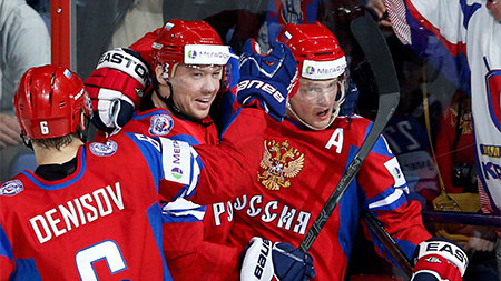 ЧМ по хоккею 2013: Команда России переиграла американцев