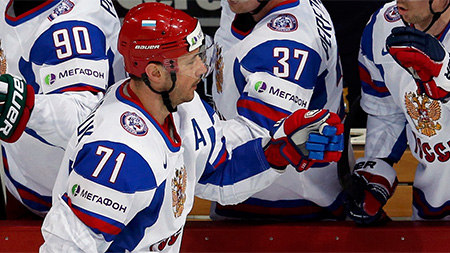 ЧМ по хоккею 2013: Ковальчук отметился хет-триком против игры с Германией (интервью с игроком)