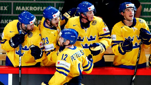 ЧМ по хоккею 2013: Команда Швеции обыграла Белорусов