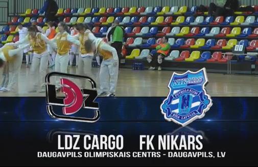 В финале Кубка Латвии по футзалу "FK Nikars" легко одолел "LDZ Cargo" (Статья+Видео)